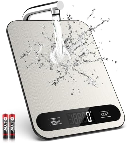 Mik-Nana Food Scale, 22lb Digital Kitchen Scale with 6 Units Tare Function