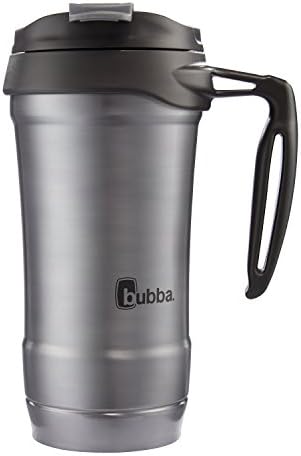 Bubba HERO Vacuum-Insulated Stainless Steel Travel Mug with Handle, 18 oz, Gunmetal (Pack of 4)