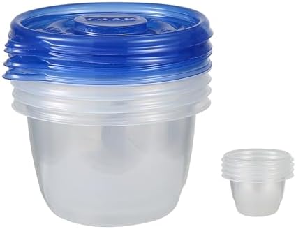 Glad GladWare To Go Lunch Containers with Dressing Cup, 32 oz, 4 Count (Pack of 6)