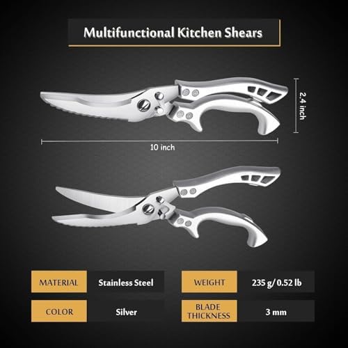 Dream Reach Kitchen Scissors - Heavy Duty Poultry Shears