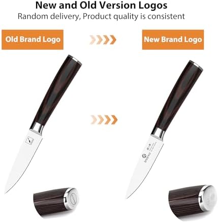 imarku Paring Knife 3.5 Inch, Japanese High Carbon Stainless Steel