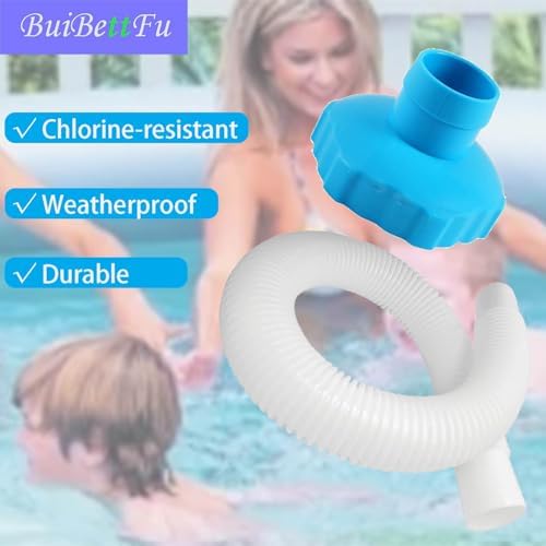 25016 Above Ground Pool Skimmer Hose and Adapter B Replacement Part Set Compatible with Intex Above Ground Pool Skimmer