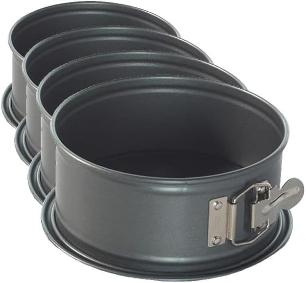 Nordic Ware Springform Pan, 7 Inch, 4 Cup Capacity(Pack of 4)