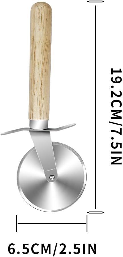 Classic Pizza Wheel，kitchen Ultra Sharp pizza cutter tool For Cutting Through Crusts, Pies and More