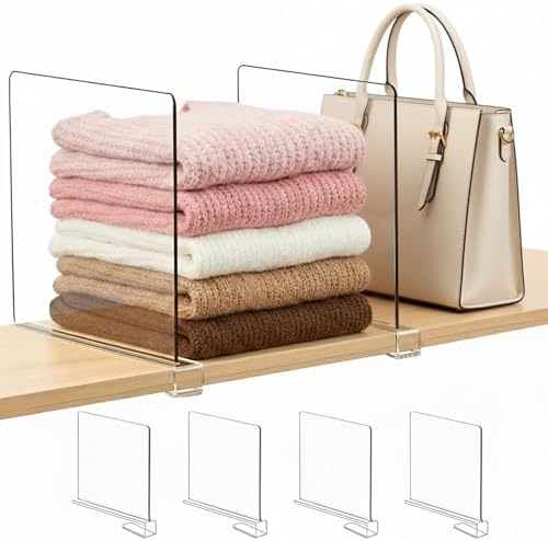 Tall Shelf dividers Closet Organizers: 11-inch (Higher Version)