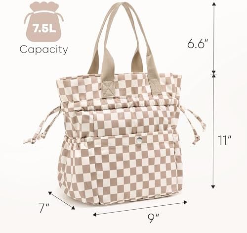 Yarnic Lunch Box Women Insulated Lunch Bag with Water Bottle Holder