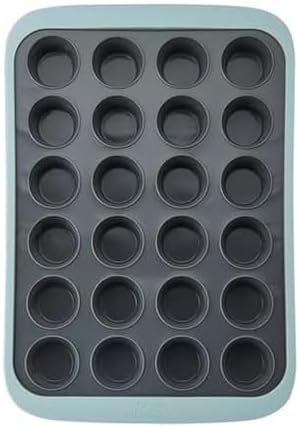 Chicago Metallic Silicone Mini Muffin Pan 24 Cup - 10 Inch