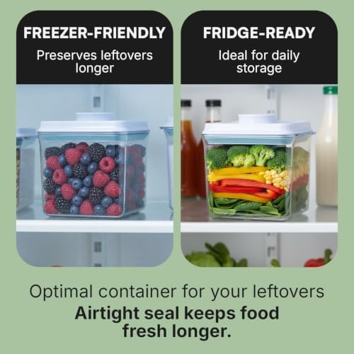 Bop Top Airtight Food Storage Containers | Pop-Top Lid | 7 Cups / 57 Oz