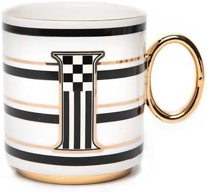 MACKENZIE-CHILDS My Mug, Decorative Ceramic Coffee Mug with Handle, I