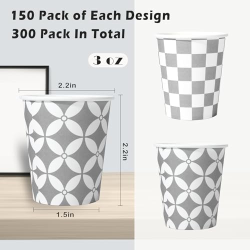 BYSNOW 1200 Pack 3 oz Paper Cups, Small Disposable Bathroom Cups