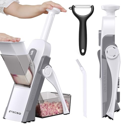 Safe Mandoline Slicer for Kitchen, Vegetable & Food Cutter (Only Slice)