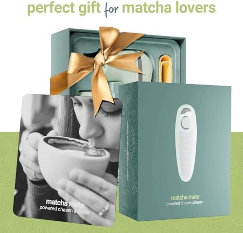 Matcha Mate Electric Powered Bamboo Whisk - Traditional Whisking