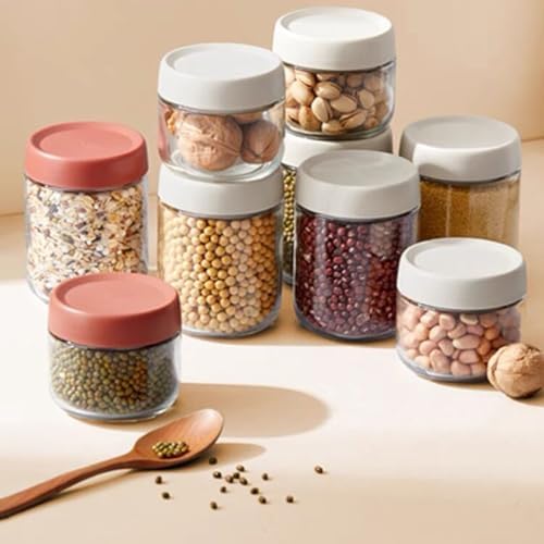 2Pack Overnight Oats Containers with Lids, 16 oz Glass Mason Overnight Oats Jars, Wide Mouth Airtight Containers for Milk, Cereal, Fruit, Yogurt, Spice Sugar, Salad Dressing, Sauce