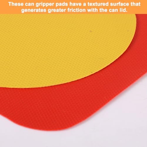 LUTER 4pcs Jar Opener Gripper Pad for Seniors with Weak Hands, Rubber