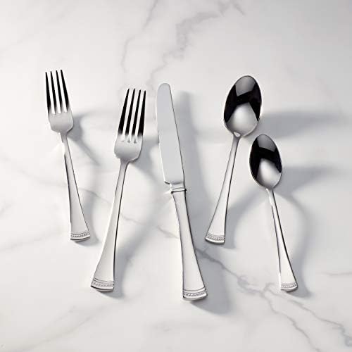 Lenox Portola 65-Piece 18/10 Silverware Set for 12, Flatware