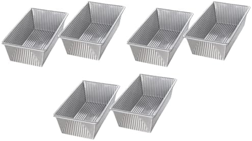 USA Pan Loaf Pan set 1 Lb,1 Pound,(Pack of 3)