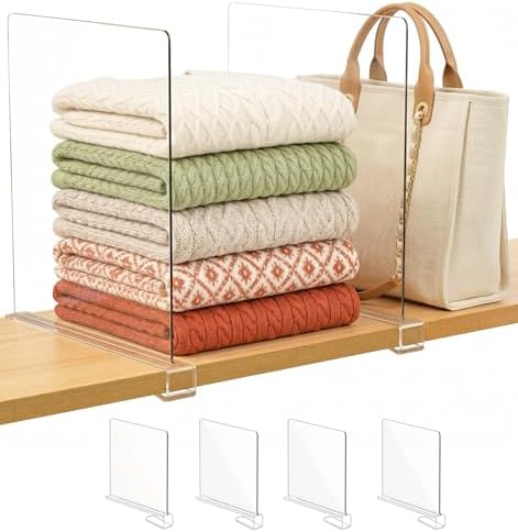 SortNStore Shelf Dividers Purse Organizer for Closet: 11" Tall (Extra Tall)
