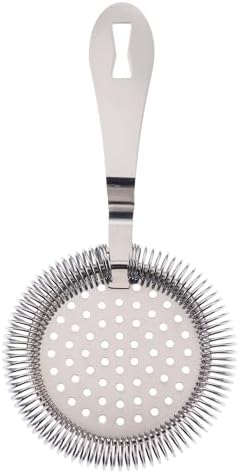 Barfly Deluxe Antique Hawthorne Spring Strainer, Stainless Steel