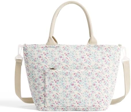 Lunch Bag for Women Adult Large Insulated Lunch Box Girl Cute Corduroy Lunch Tote Bags Reusable Leakproof Cooler Work Picnic