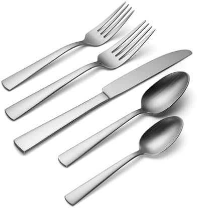 Oneida H290020AL20 Satin Nocha 20 Piece Everyday Flatware Set, Service For 4