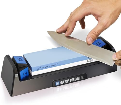 Sharp Pebble Complete Whetstone Knife Sharpening Stone Kit – 1000/6000 Grit