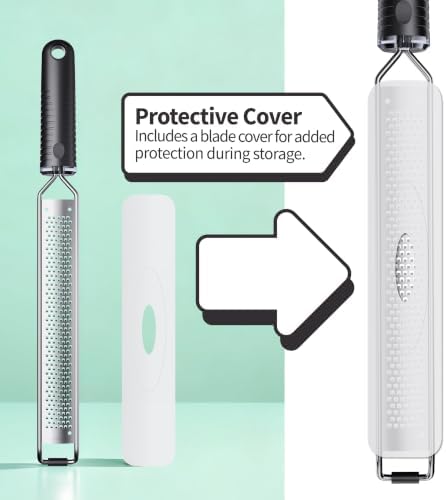 Cheese Grater with Non-Slip Handle, Lemon Zester,L15"x W1.4"