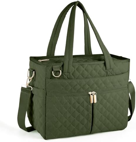 Large Lunch Box for Women, Insulated Lunch Bag for Work, Green