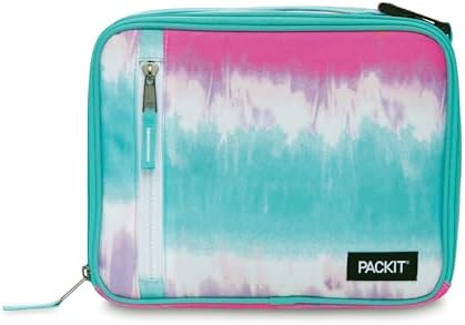 PackIt Freezable Classic Lunch Box, Tie Dye Sorbet