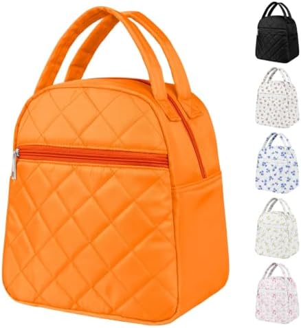 Paquesta Lunch Bag Women Stylish Quilted Lunch Boxes for Adult
