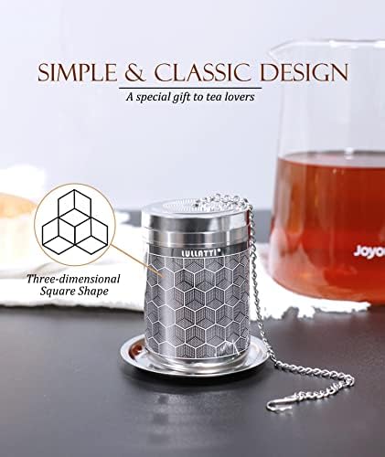2-Pack Large Tea Infuser 304 Steel Fine Mesh for Teapots & Mugs
