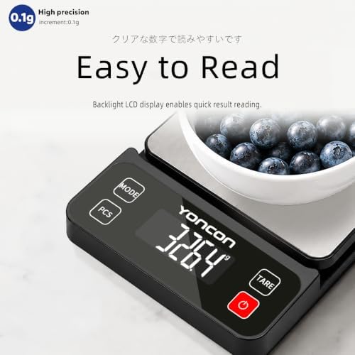 Digital Food Scale for Kitchen & Baking, 11lb/0.1g High Precision