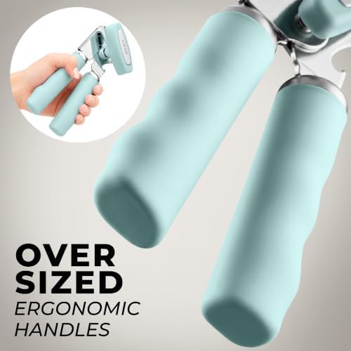 Zulay Kitchen Stainless Steel Swing Open Manual Can Opener Comfortable Grip