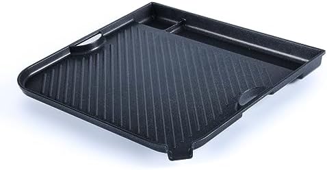 COOKKING - Master Grill Pro, Korean Traditional BBQ Grill Pan - Stovetop Nonstick Indoor/Outdoor Smokeless BBQ Cast Aluminum Grill Pan (MasterGrill Pro) (No Induction), Made in Korea
