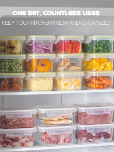 LivLab Mker 8 Sets Food Storage Containers with Lids - Meal Prep Containers