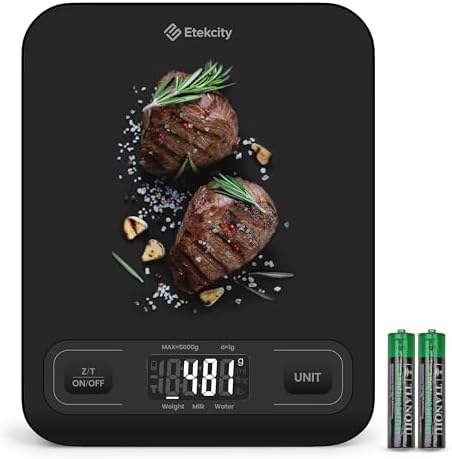 Etekcity Food Kitchen Scale, Digital Grams and Ounces, Medium