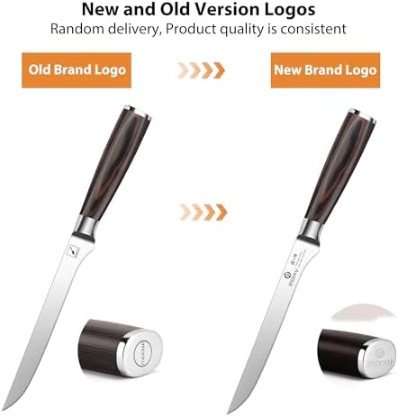 imarku Fillet Knife 6 Inch, German High Carbon Stainless Steel Boning Knife