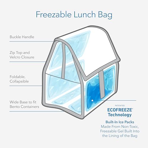 PackIt Freezable Lunch Bag, Aqua Tie Dye