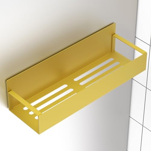 HuggieGems Metal Magnetic Spice Rack for Refrigerator Gold, 4 Pack