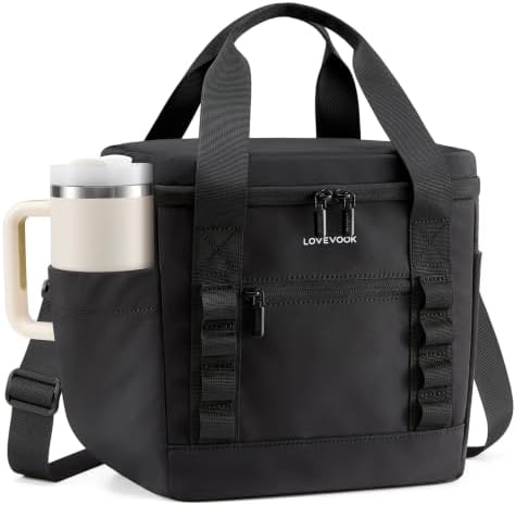 LOVEVOOK Insulated Lunch Bag for Women men, Large Leakproof Adult Lunch Box
