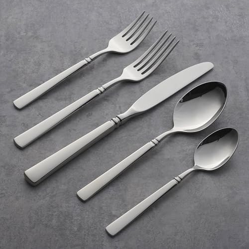 Oneida Flatware Easton 18/10 Silverware Set for 1, 5-Piece