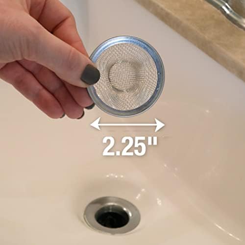 Danco 88820 2 in. Mesh Bathroom Lavatory Sink Strainer, Stainless Steel (Pack of 2)
