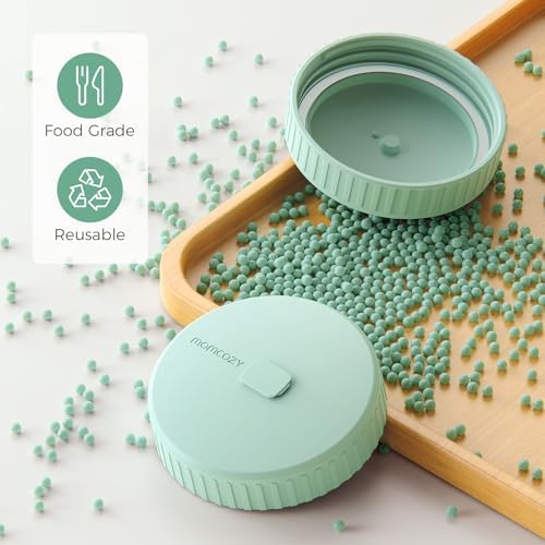 Momcozy Glass Breast Milk Pitcher Lid, Dishwasher Safe Food Grade Caps 1pc