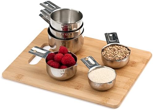 Hudson Essentials Stainless Steel Measuring Cups Set (6 Piece Set) (Pack of 2)