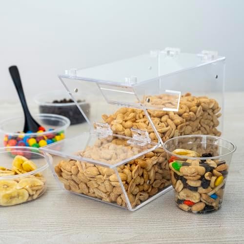 Inevibe Candy Bin Topping Dispenser, Bulk Sprinkle Container with Scoop (1)