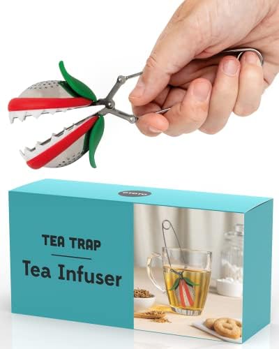 Cute Tea Infuser by OTOTO - Loose Leaf Tea Steeper, Tea Accessories, Tea Diffusers, Tea Infuser for Loose Leaf Tea, Tea Strainers, Cute Gifts, Tea Gift Set, Kitchen Gifts, Cooking Gadgets