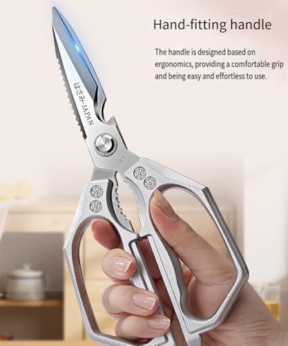 Kitchen Scissor Heavy Duty Stainless Steel Kitchen Shears for Food Sliver