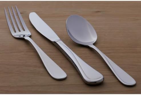 Oneida Flatware Flight Dinner Spoons 18/0 Silverware Set for 4, (4-Piece)