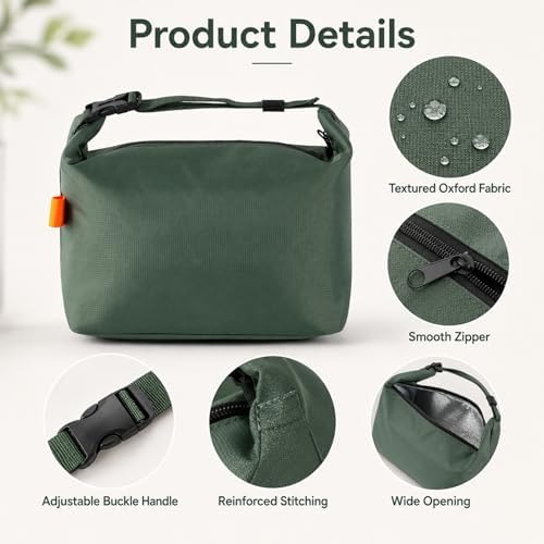 Insulated Lunch Bag For Women,Reusable Lunch Box Tote Bags