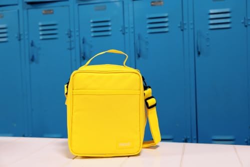 PackIt Freezable Crossbody Lunch Box, Lemonade