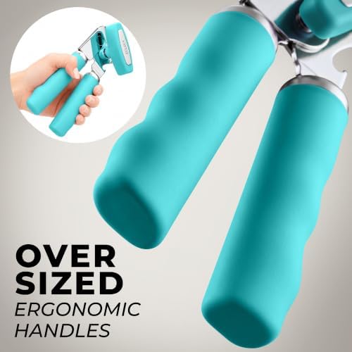 Zulay Kitchen Stainless Steel Swing Open Manual Can Opener Comfortable Grip